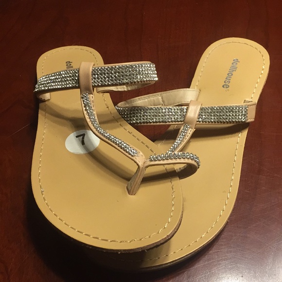 Women’s Dollhouse Sandals, Size 7 - Picture 4 of 7